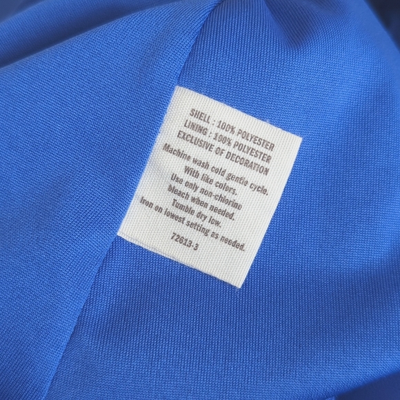 Decree Royal Blue Simple Flowy Loose Tank Top XS - Picture 6 of 6